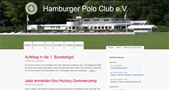Desktop Screenshot of hamburger-polo-club.de